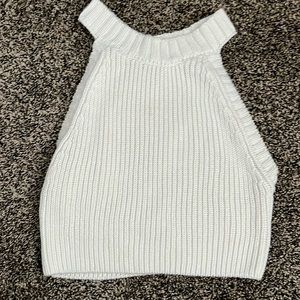 Show Me Your Mumu Sweater Crop Top, has mark